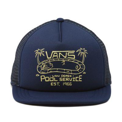 Vans Trask Trucker Hat (dress Blues)