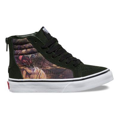 Vans Kids T-rex Sk8-hi Zip (rosin/true White)