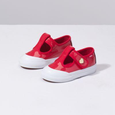 Vans Toddler Patent Leena (red)