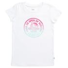Vans Girls 2018 Vuso Logo Basic Short Sleeve T-shirt (white)