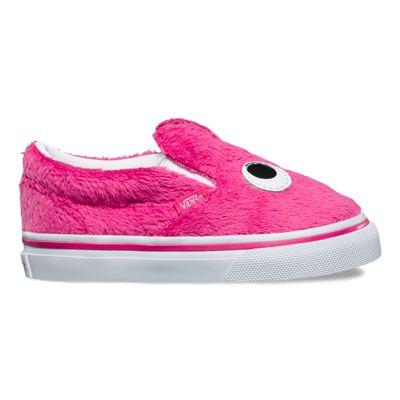 Vans Toddler Party Fur Slip-on Friend (magenta True White)