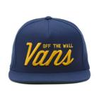 Vans Hayden Snapback Hat (dress Blues Old Gold)