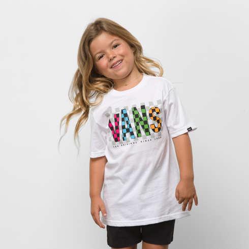Vans Little Kids Vans Check T-shirt (white)
