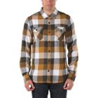 Vans Box Flannel (pirate Black/golden Brown) Mens T-shirts