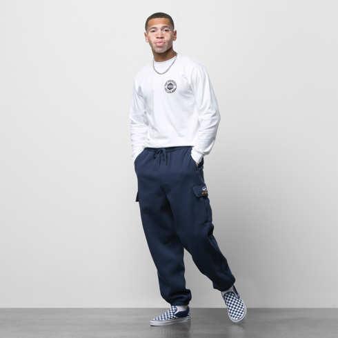 Vans Whittier Loose Fleece Pant (dress Blues)