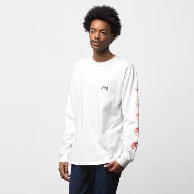 Vans Gradient Skull Long Sleeve T-shirt (white)
