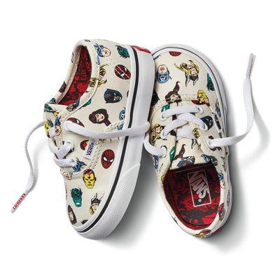 Vans X Marvel Toddler Authentic (heads Multi)