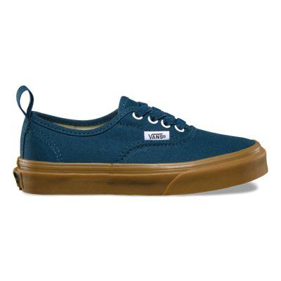 Vans Kids Authentic Elastic Lace (reflecting Pond/gum)