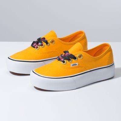 Vans Oversized Lace Authentic Platform 2.0 (zinnia/true White)