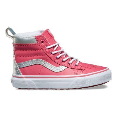 Vans Kids Sk8-hi Mte (metallic True White Desert Rose)