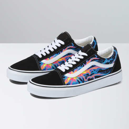 Vans Electric Flame Old Skool (black/true White)