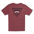Vans Boys Classic Sidestripe T-shirt (burgundy Heather)