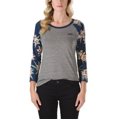 Vans Fall Tropics Raglan (grey Heather Fall Tropics)