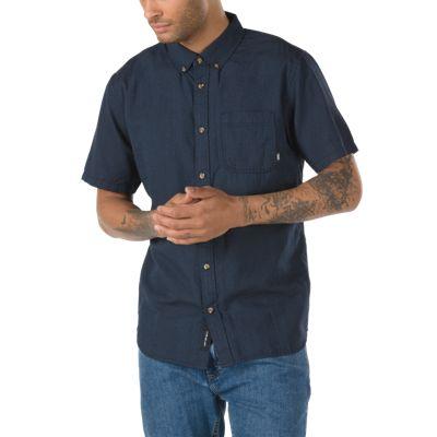 Vans Wakefield Ss Buttondown Shirt (dress Blues)