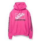 Vans X Noon Goons Volume Logo Pullover Hoodie (raspberry Rose)