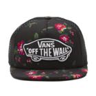 Vans Beach Girl Trucker Hat (floral Black Black)