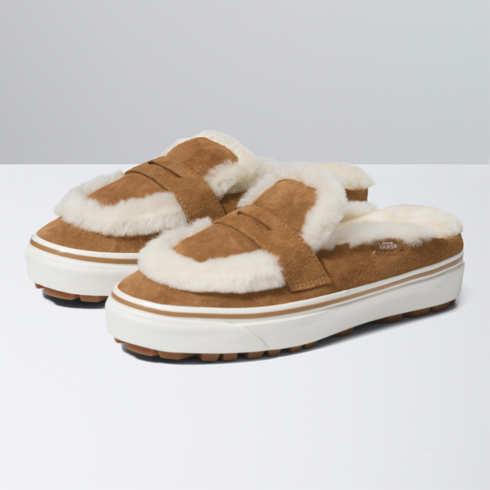 Vans Shearling Style 53 Cozy Mule Dx Shoe (chipmunk)