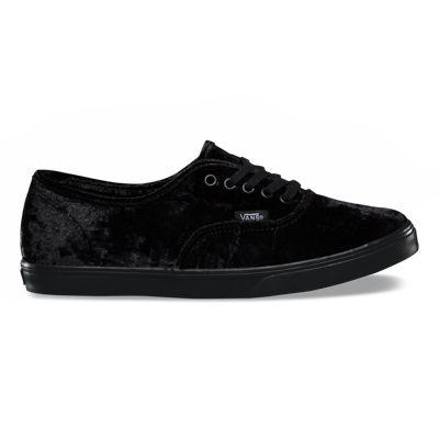 Vans Velvet Authentic Lo Pro (black/black)