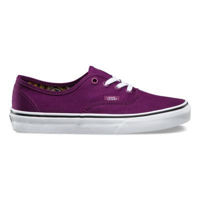 Vans Cuban Floral Authentic (dark Purple/true White)