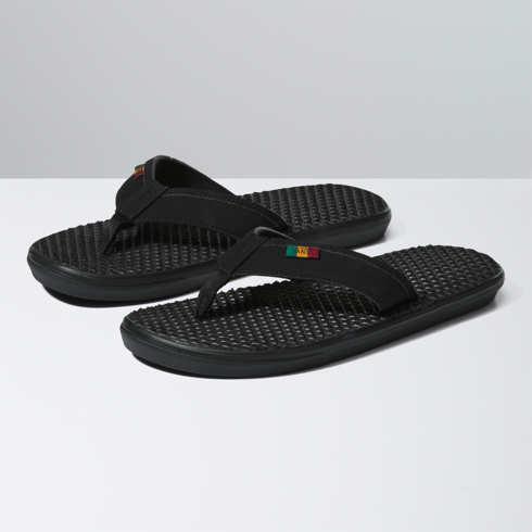 Vans La Costa Lite Sandal (rasta Blackout)