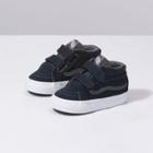 Vans Toddler Tweed Tech Sk8-mid Reissue V (dark Denim/pewter)