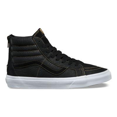 Vans Premium Leather Sk8-hi Reissue Zip (black/sand)