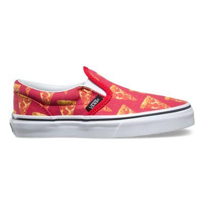 Vans Kids Late Night Slip-on (mars Red/pizza)