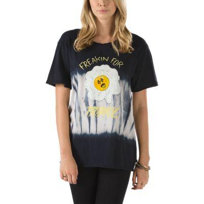 Vans Mens Shoes Skate Shoes Mens Shoes Mens Sandals Freakin For Friday Boyfriend T-shirt (black) Womens Tank Tops