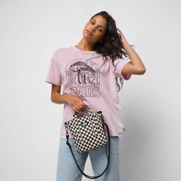 Vans Blank Canvas Crossbody Mini Tote Bag (black/white Checkerboard)