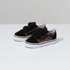 Vans Toddler Leopard Mesh Old Skool V (black)
