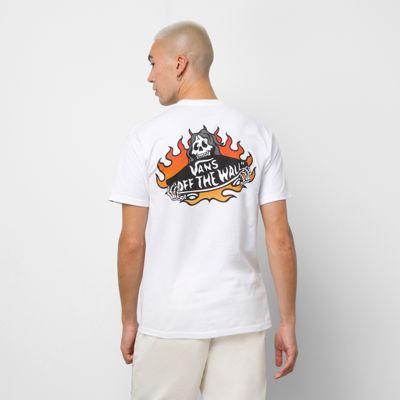 Vans Fuego Skeleton Logo T-shirt (white)