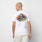 Vans Fuego Skeleton Logo T-shirt (white)
