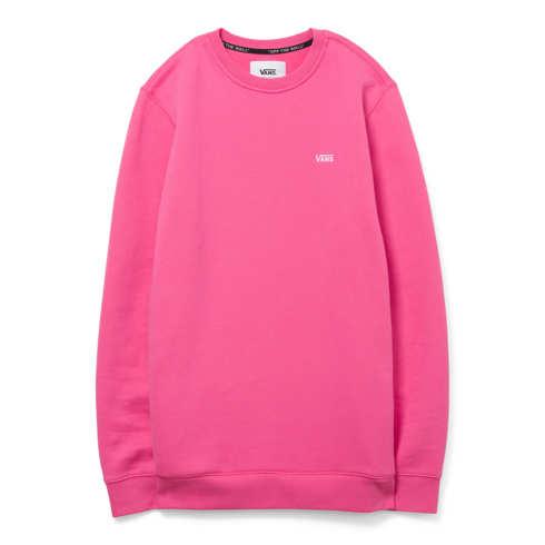 Vans Comfycush Pullover Crew Fleece (shocking Pink)