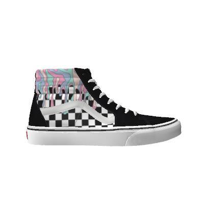 Vans Customs Pastel Drips Checkerboard Sk8-hi (customs)