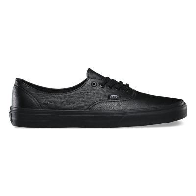 Vans Premium Leather Authentic Decon (black/black)