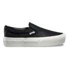 Vans Embossed Slip-on Platform (black/blanc De Blanc)