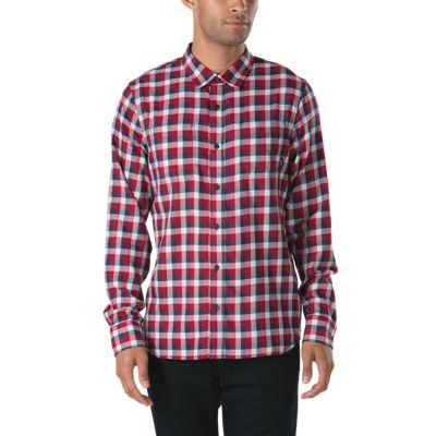 Vans Alameda Shirt (chili Pepper Baby Blue Heather)