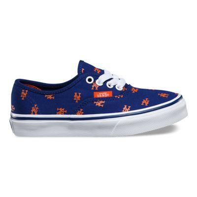 Vans Kids Mlb Authentic (new York Mets/blue)