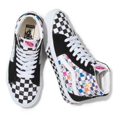 Vans Customs Checkerboard Rainbows Sk8-hi (customs)