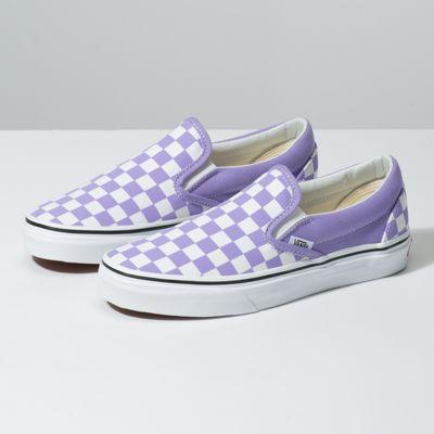 Vans Checkerboard Slip-on (violet Tulip/true White)