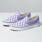 Vans Checkerboard Slip-on (violet Tulip/true White)