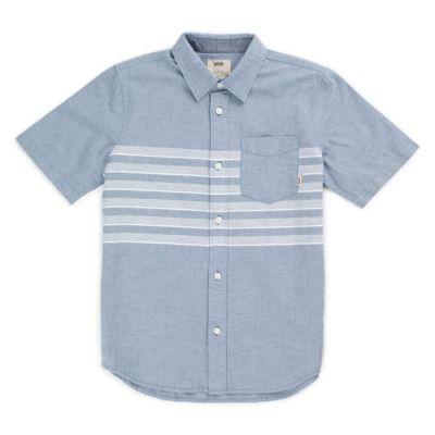Vans Boys Wallace Buttondown Shirt (blue Mirage)