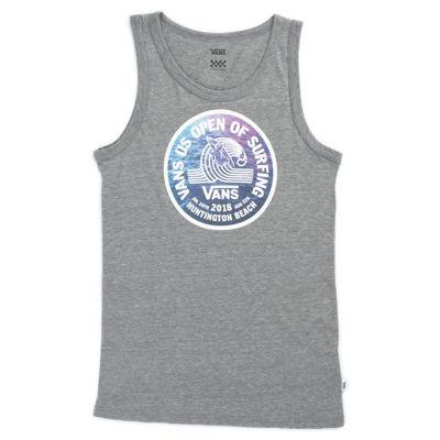 Vans Girls 2018 Vuso Logo Fill Tour Tank (grey Heather)