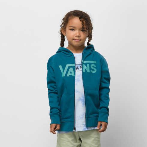 Vans Little Kids Vans Classic Full Zip Hoodie (blue Coral)