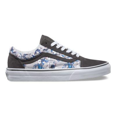 Vans Mens Shoes Skate Shoes Mens Shoes Mens Sandals Shoes Mens Shoes Blurred Floral Old Skool (pewter/true White)