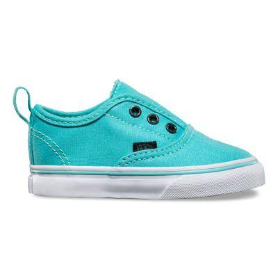 Vans Toddlers Glitter Eyelets Authentic V (aqua Sky/true White) Kids Shoes