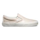 Vans Leather Slip-on (whispering Pink/blanc De Blanc)