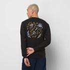 Vans X Slack & Field Chalk Doodle Long Sleeve T-shirt (black)