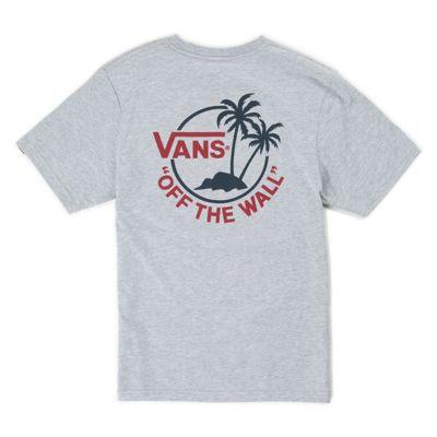 Vans Boys Mini Dual Palm T-shirt (athletic Heather)