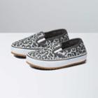Vans Kids Snow Leopard Slip-er 2 Shoe (asphalt)